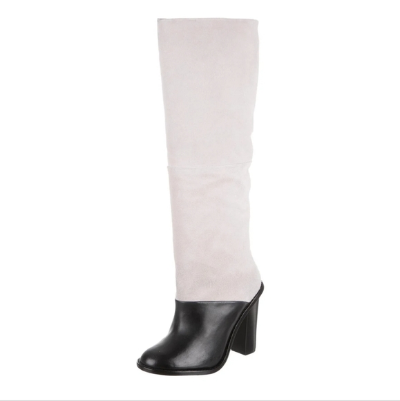 TIBI VLADA Tall Leather Boots Sz. 37 (6.5) - Picture 1 of 17